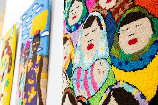 Weingarten Art Group rotating installation at Houston Endowment Inc.