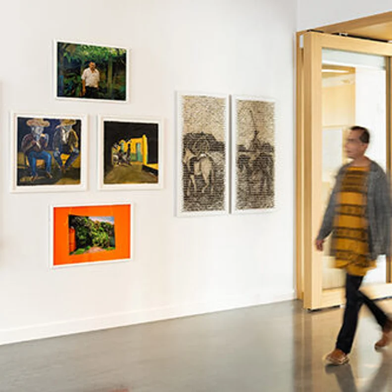 Weingarten Art Group rotating installation at Houston Endowment Inc.